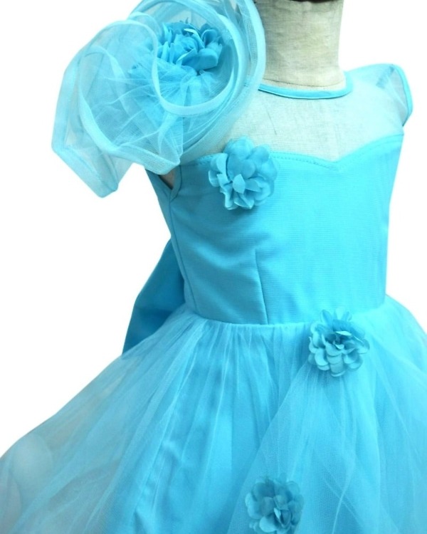 Flower girl party dress elegant occasion frock stylish look