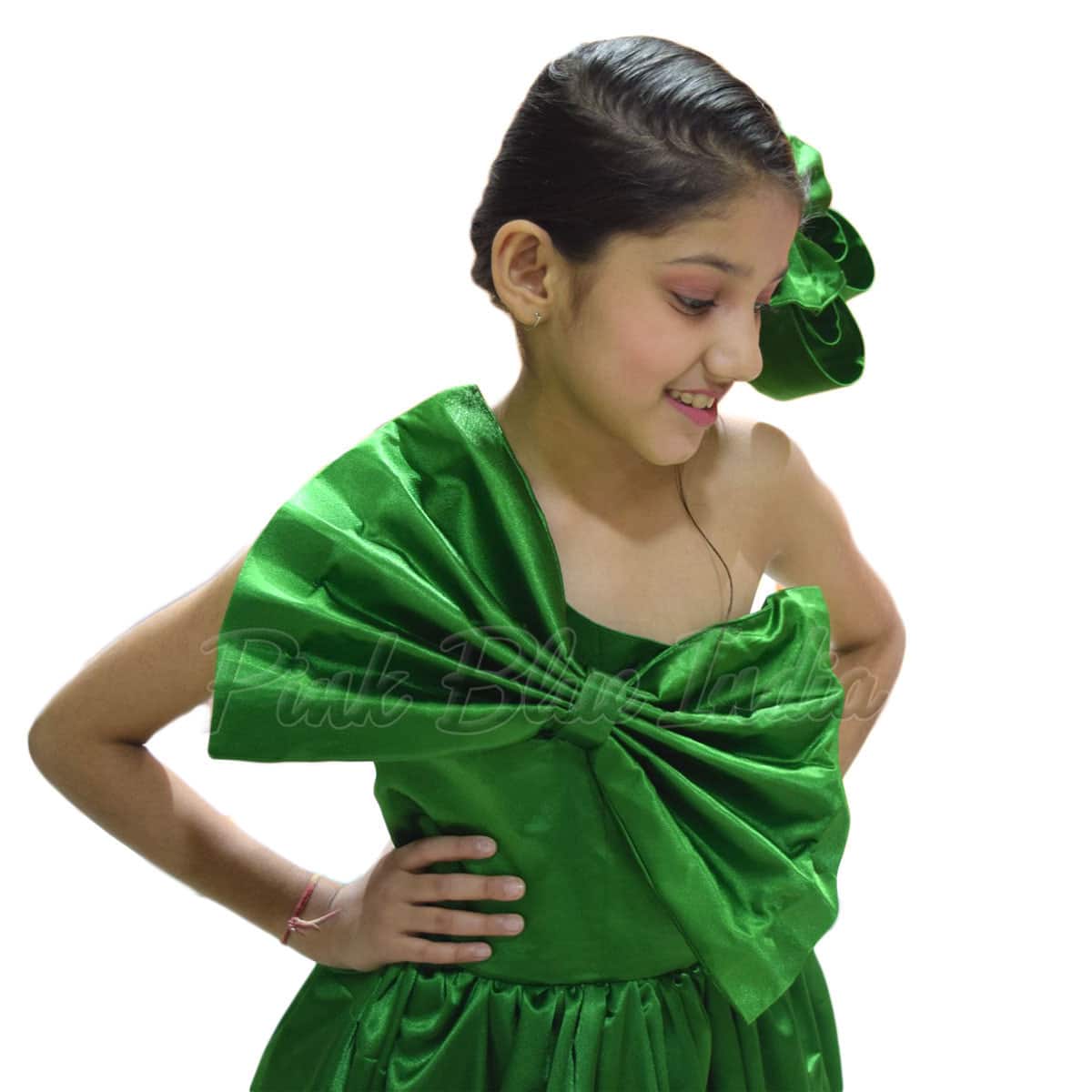 Green gown for women wedding party elegant stylish outfit