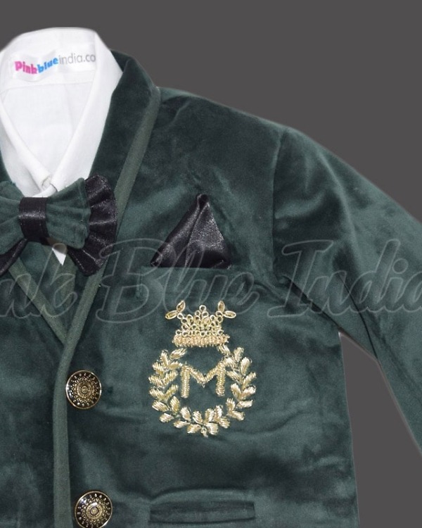 Kids coat suit for boys wedding celebration stylish outfit