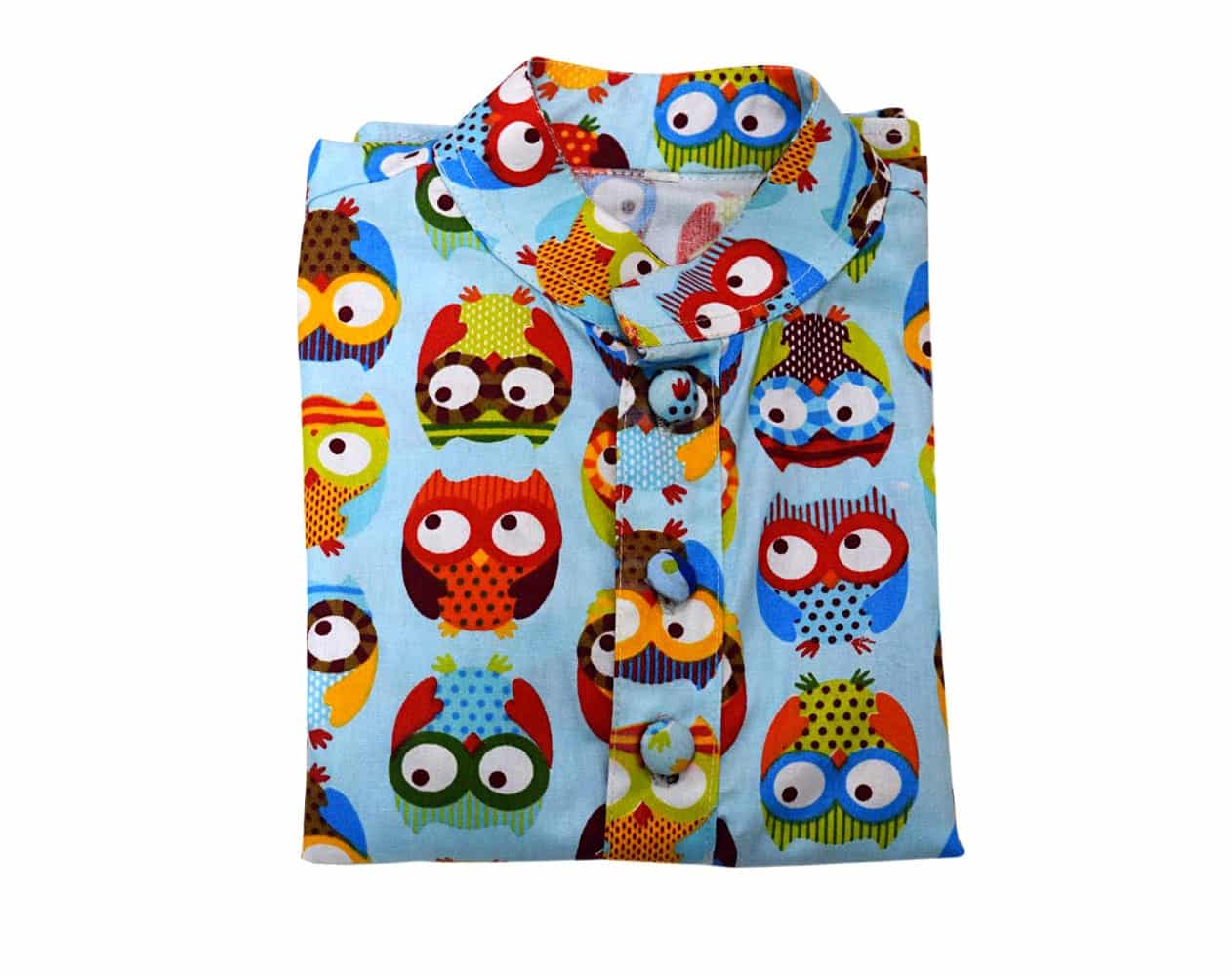 Boys owl print kurta unique festive outfit for celebrations stylish design