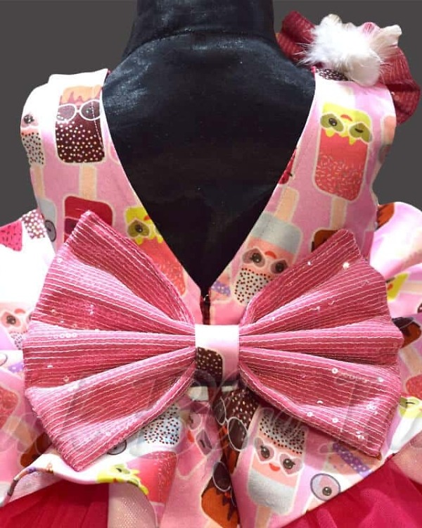 Candyland theme outfit for girls colorful birthday party wear
