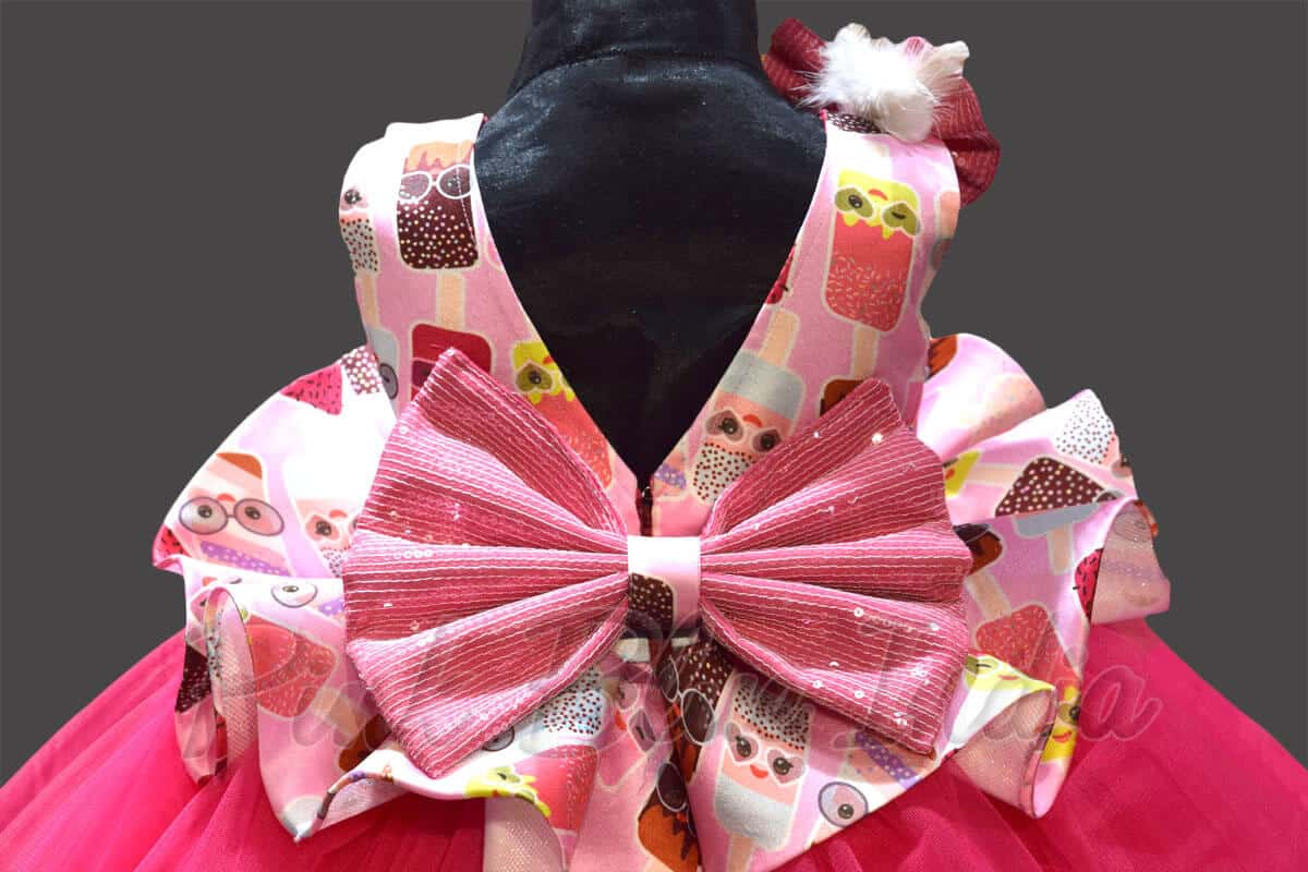 Candyland theme outfit for girls colorful birthday party wear