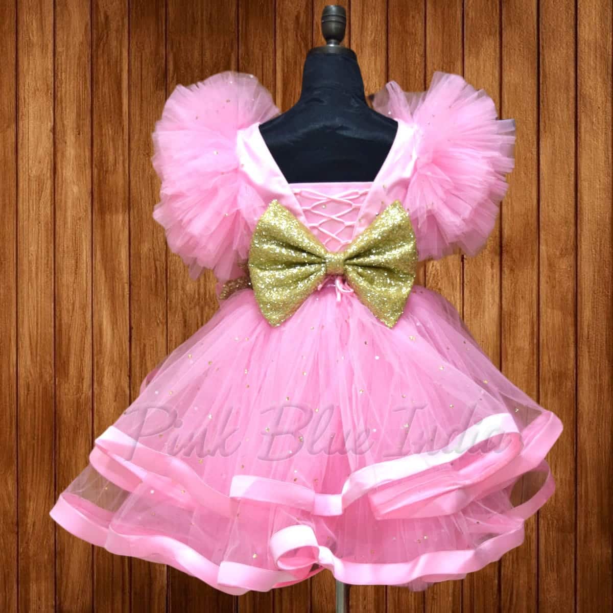 Cascade dress for kids birthday party stylish layered outfit