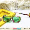 Party sunglasses kids green flower frame stylish fun accessory wear