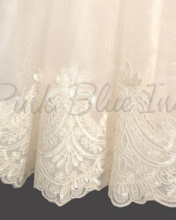 Baptism dress for baby girl white christening ceremony soft outfit