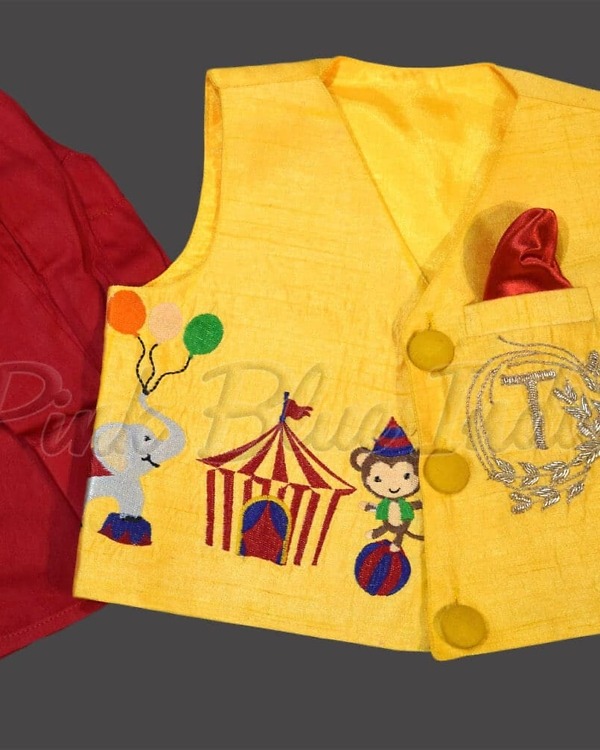 Circus carnival party outfit for kids themed birthday celebration wear