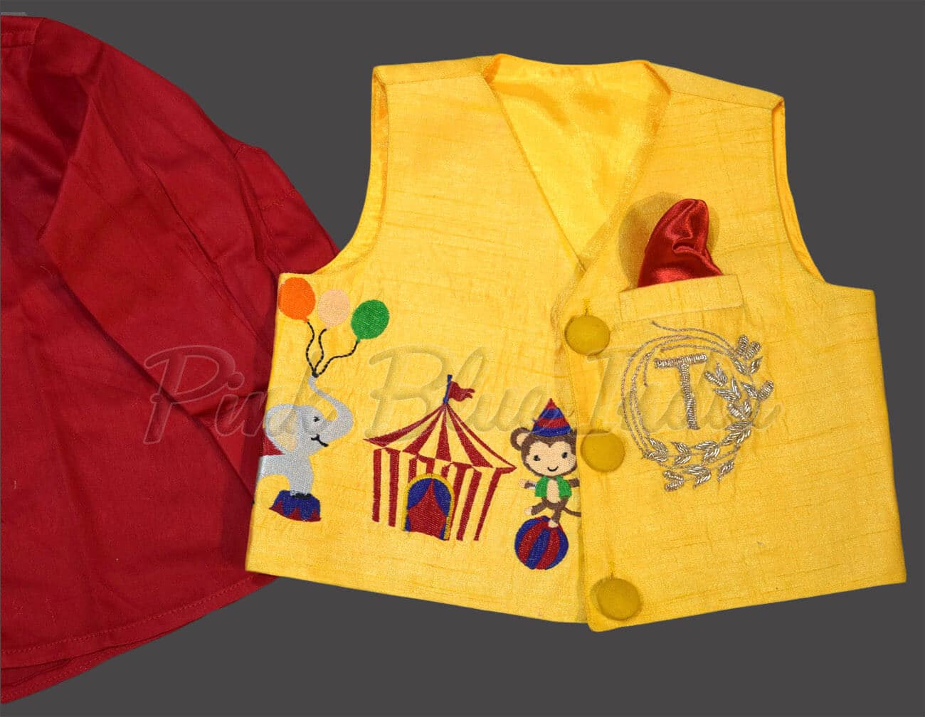 Circus carnival party outfit for kids themed birthday celebration wear