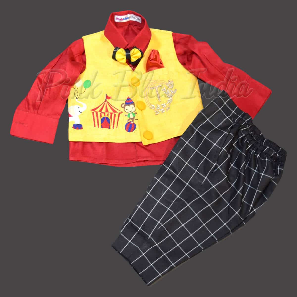 Circus carnival themed outfit for kids birthday party fun wear