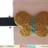 Baby girl mustard butterfly hair clip party wear cute stylish