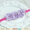 Baby girl sleek pink hairband classy party accessory stylish gift