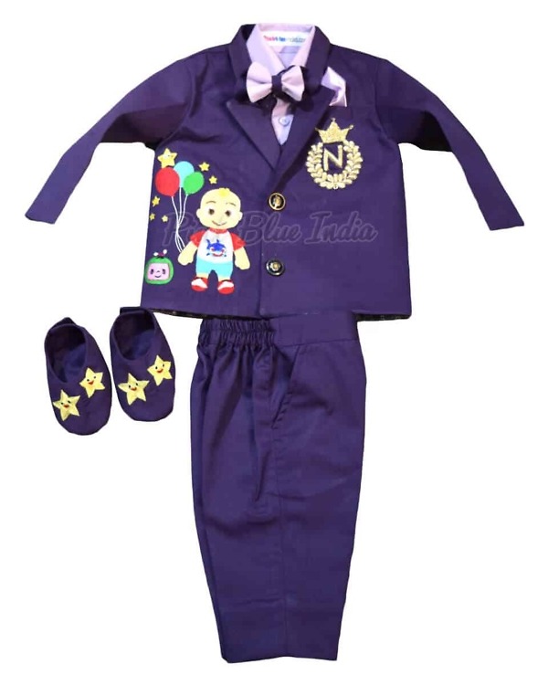 Cocomelon theme coat suit for boy birthday party stylish outfit
