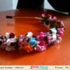 Baby girl multicolor floral headband festive wear vibrant stylish