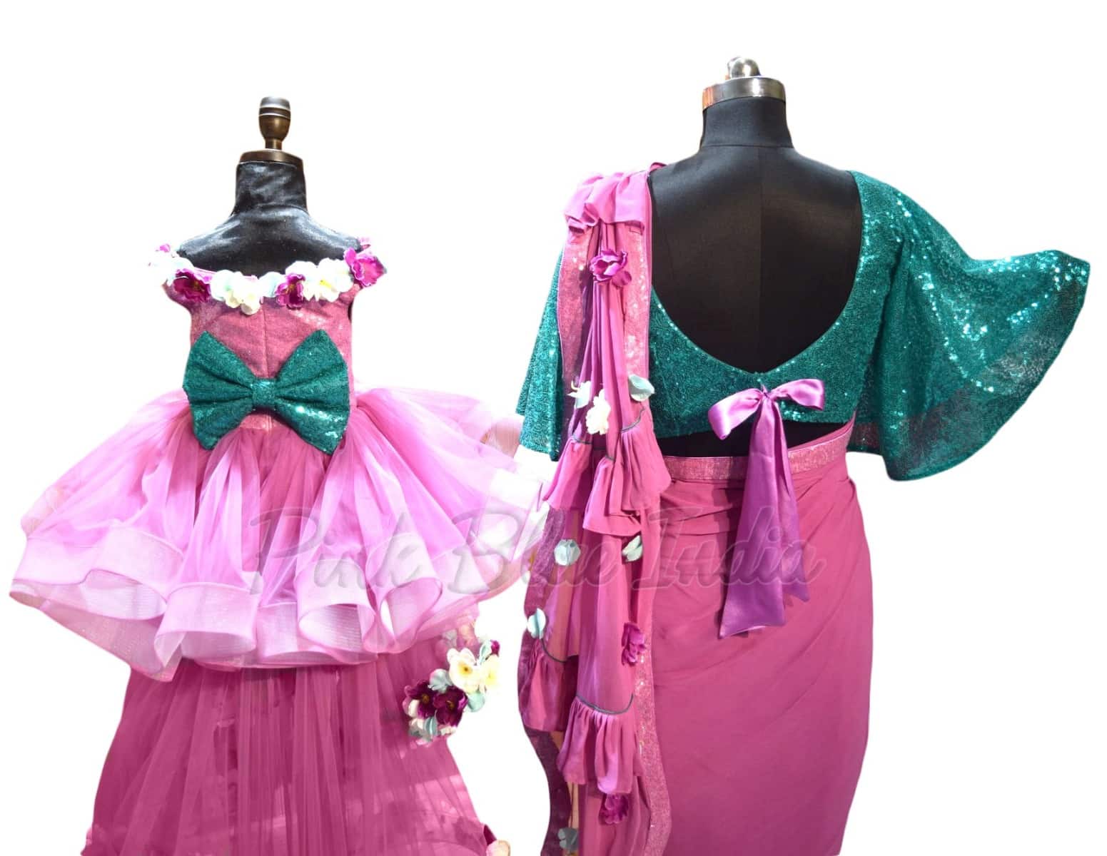 Couture mother daughter matching dress for wedding stylish outfit