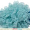 Infant girl sky blue crochet headband floral festive accessory stylish look