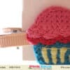 Baby girl peach motif hair clip festive wear cute elegant