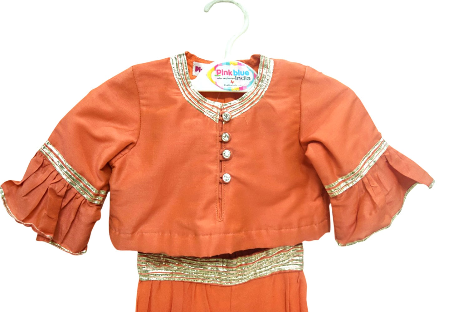 Cute baby girl lehenga choli crop top festive party outfit