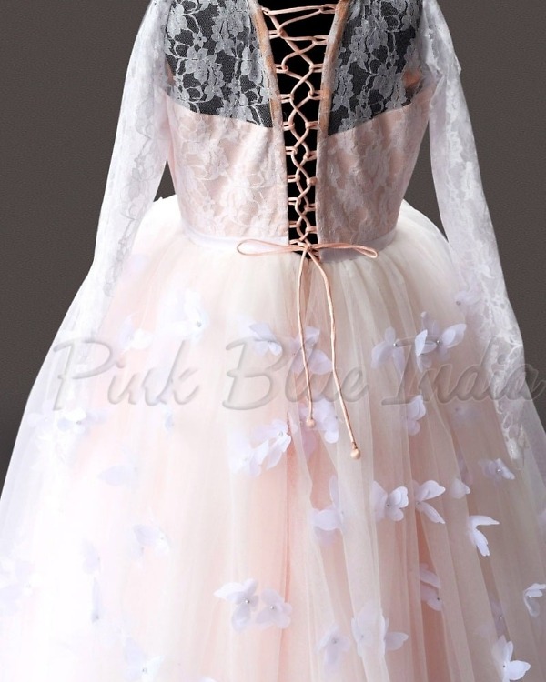 Cute baby girl ball gown, soft tulle party dress, elegant princess outfit