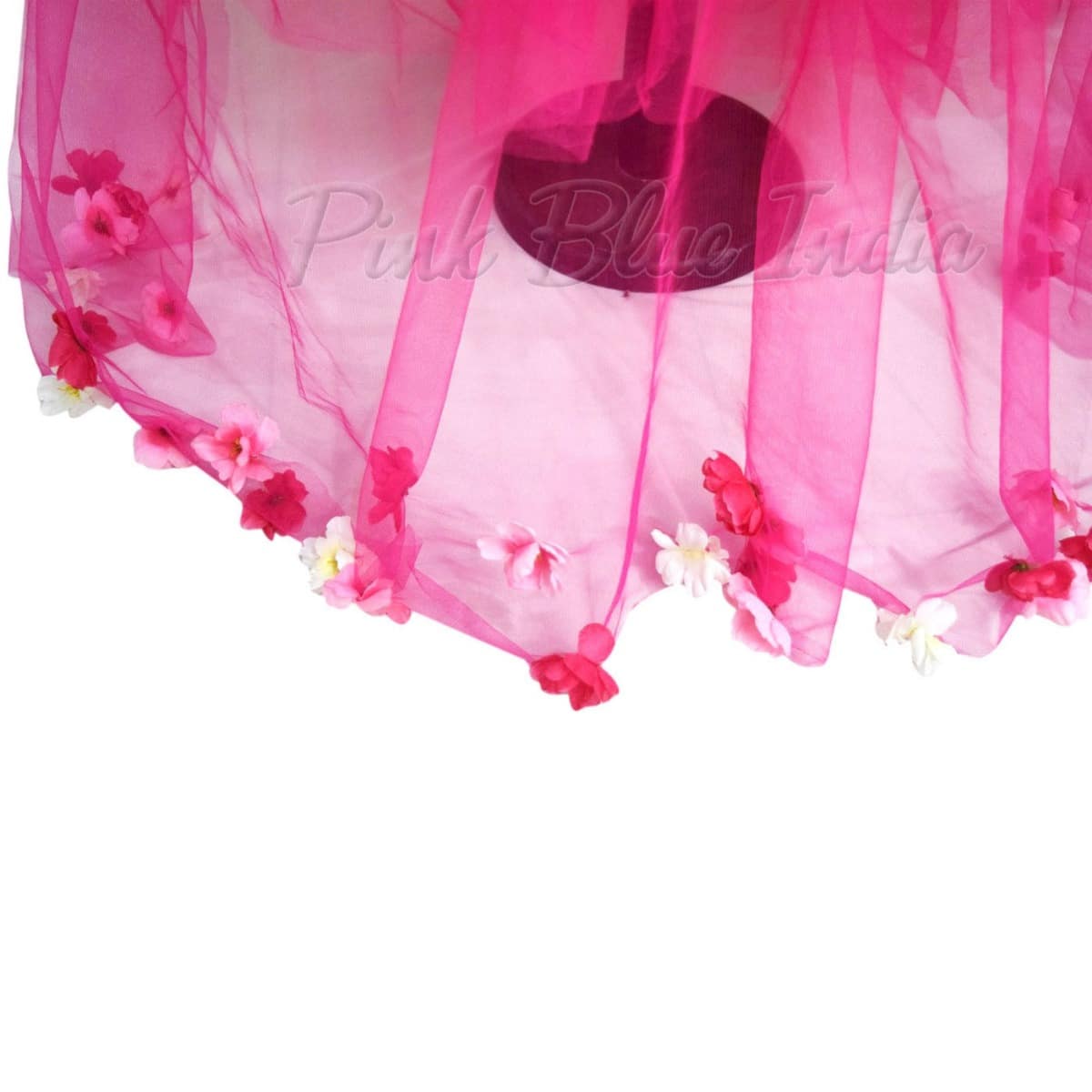 Cute fuchsia ball gown for baby girl birthday stylish party wear