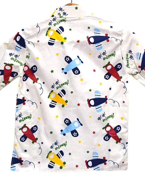 Cute aeroplane print kurta kids cotton festive outfit soft stylish party wear