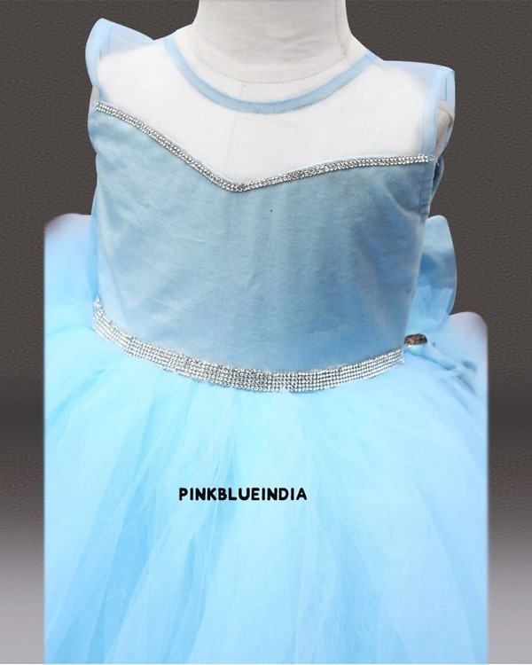 Cute girls light up gown princess party dress festive birthday outfit
