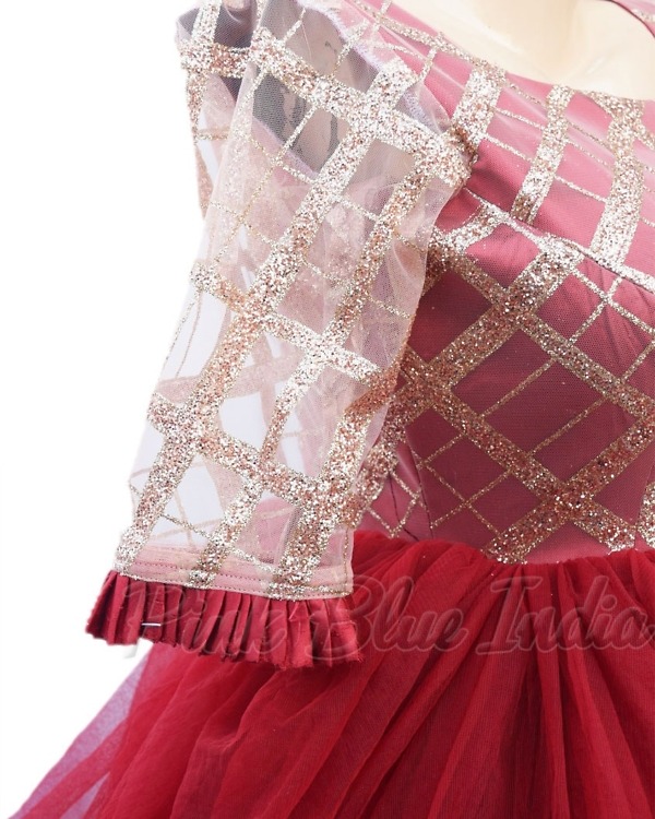 Cute wedding gown for teenage girl elegant stylish celebration wear