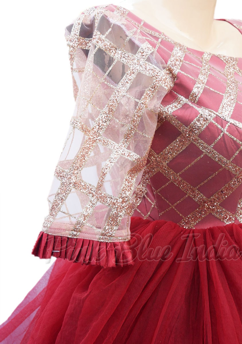 Cute wedding gown for teenage girl elegant stylish celebration wear