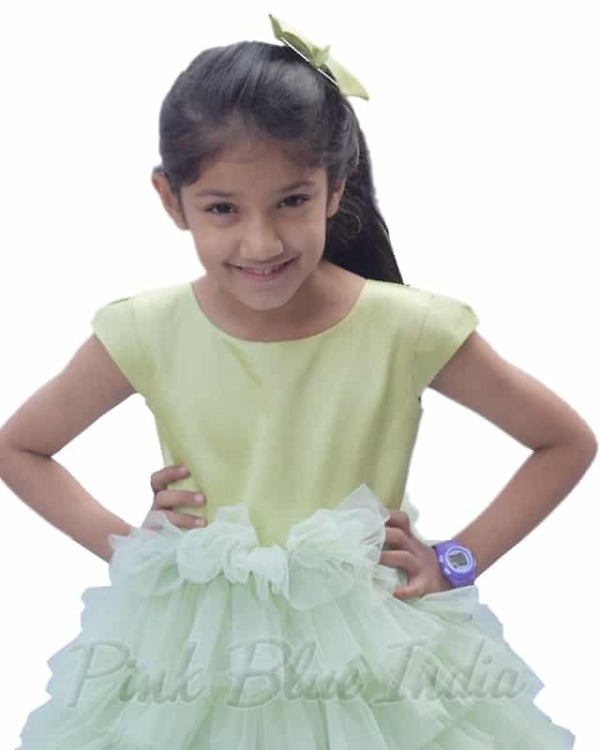 Ombre party wear gown for girls birthday stylish outfit