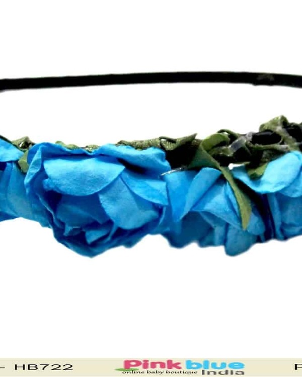 Infant girl designer party headband elegant festive accessory stylish look