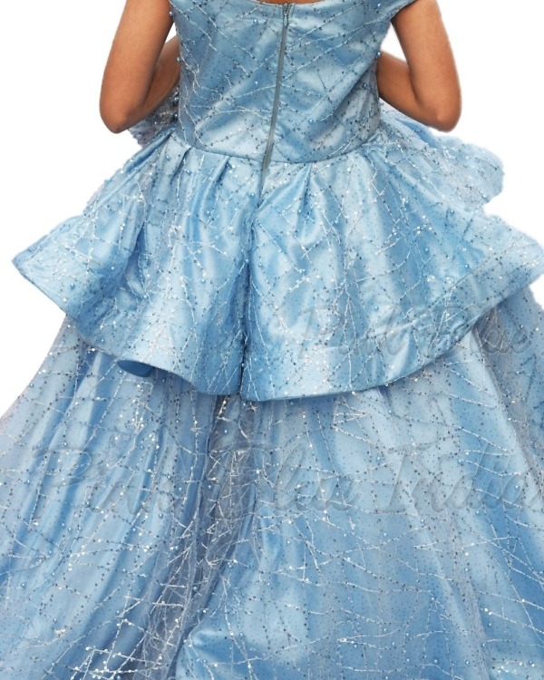 Off shoulder birthday princess dress for baby girl designer stylish party wear