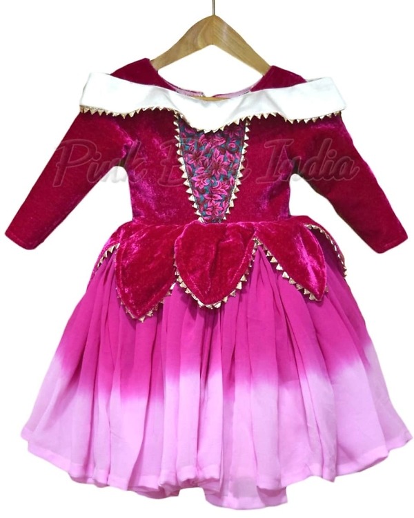 Disney Aurora cape dress for baby girl birthday party princess outfit