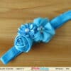Elegant Blue Kids Falower Headband for Girls