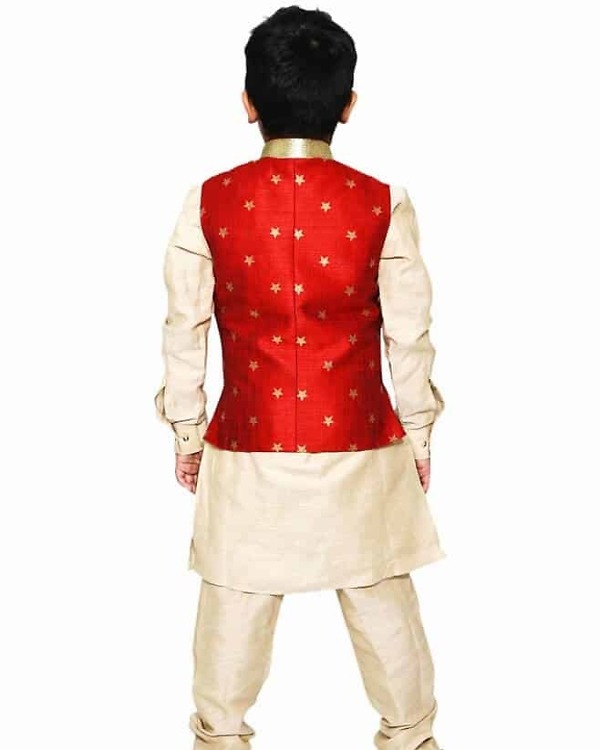 Ethnic kurta pajama set for baby boy wedding wear stylish
