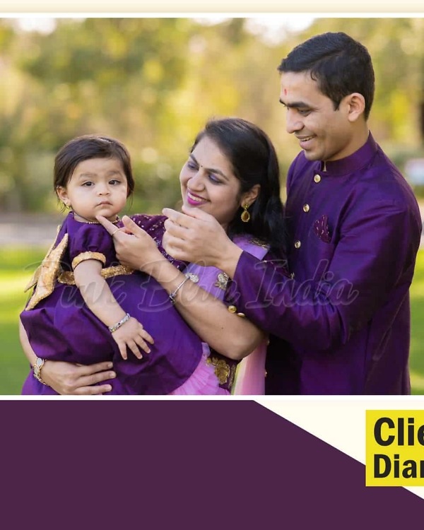 Family matching outfit coordinated party wear stylish celebration outfit