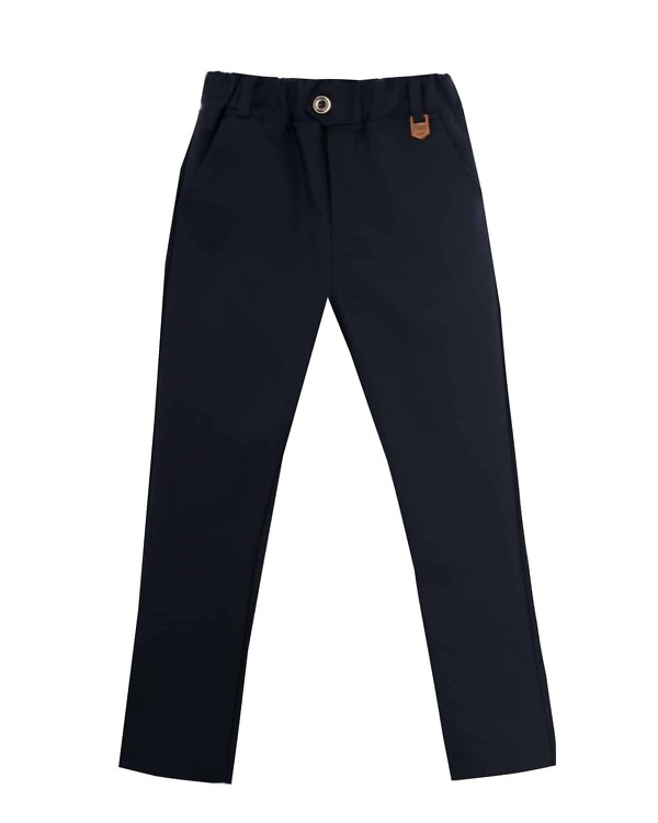 Fashionable navy blue trousers for boys, perfect for party and festive wear