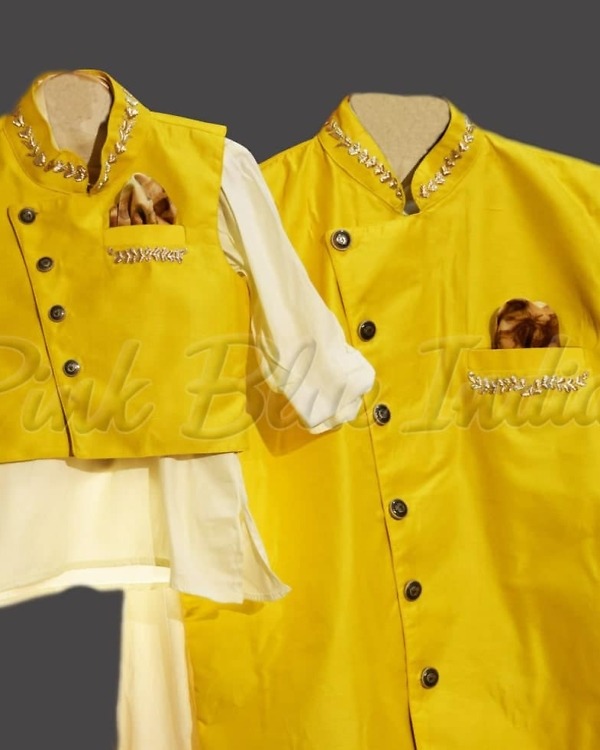 Father son kurta pajama set ethnic wear stylish festive occasion outfit