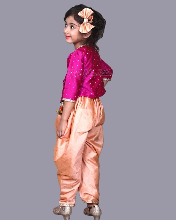 Angarkha style dress for girls wedding festive traditional outfit