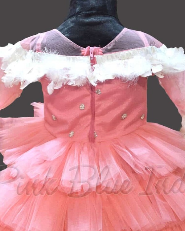 Princess layered dress for girls elegant birthday party cute outfit