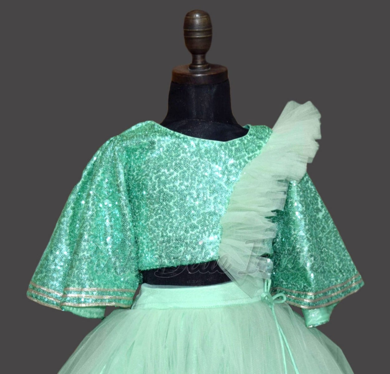 Girls crop top lehenga for festive party stylish outfit