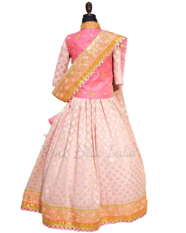 Heavy gota patti lehenga for girls wedding festive elegant outfit