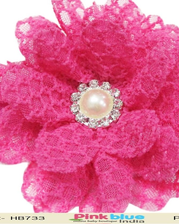 Infant girl princess headband fancy party accessory stylish celebration look