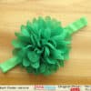 Green floral hairband for girls birthday wear cute stylish