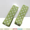 Toddler girl green polka hair pin festive accessory stylish party hair styling