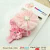 Soft baby pink infant headband for birthday, adorable and elegant gift