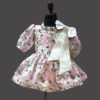 Baby girl high neck gown for birthday party classy stylish outfit