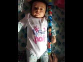 Baby romper for newborn Holi theme festive wear cute outfit