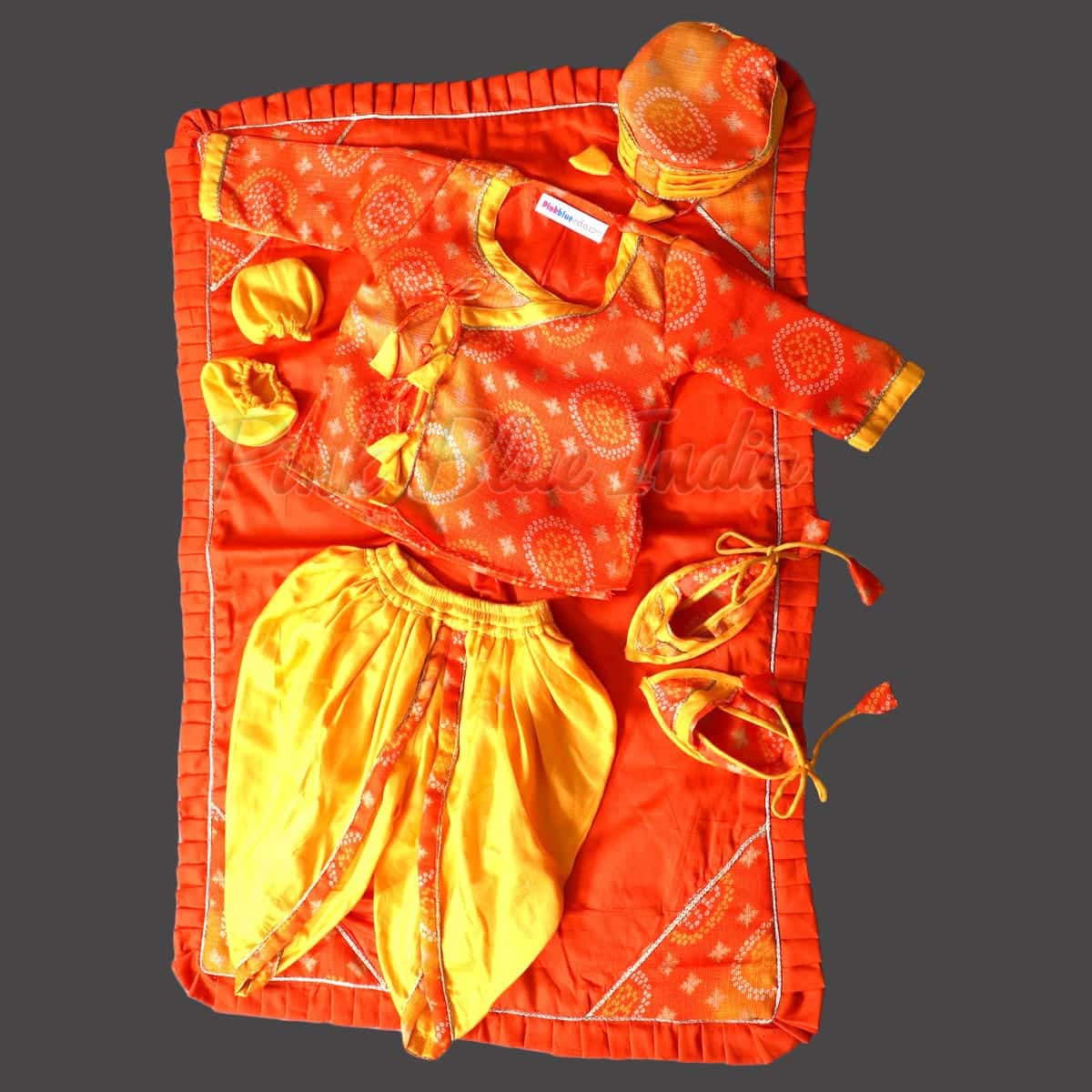 Jamna newborn baby outfit traditional ceremony wear stylish set