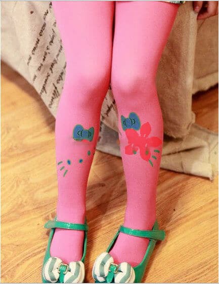 Pink tights for kids, comfortable and stylish outfit accessory