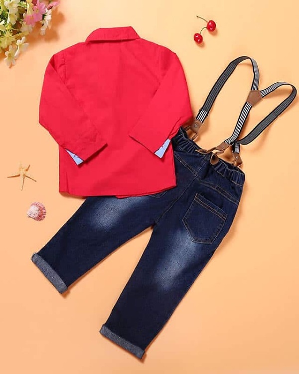 Kids two piece outfit birthday party stylish clothing set