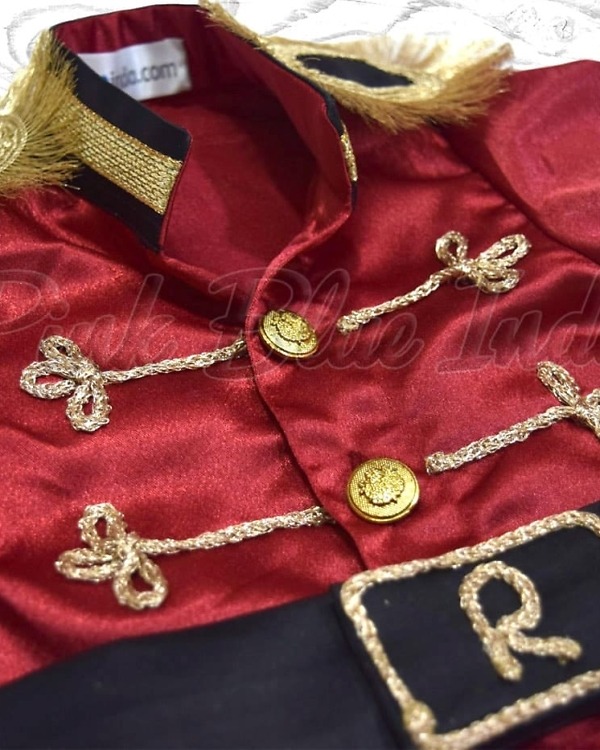 Baby king outfit for boys birthday celebration royal theme dress