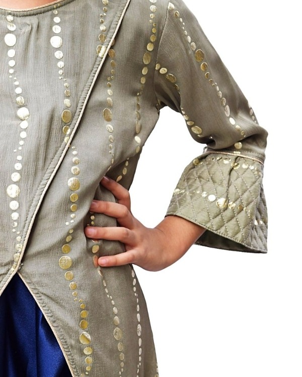 Kids boys ethnic kurta dhoti set with jacket festive wedding wear stylish traditional look